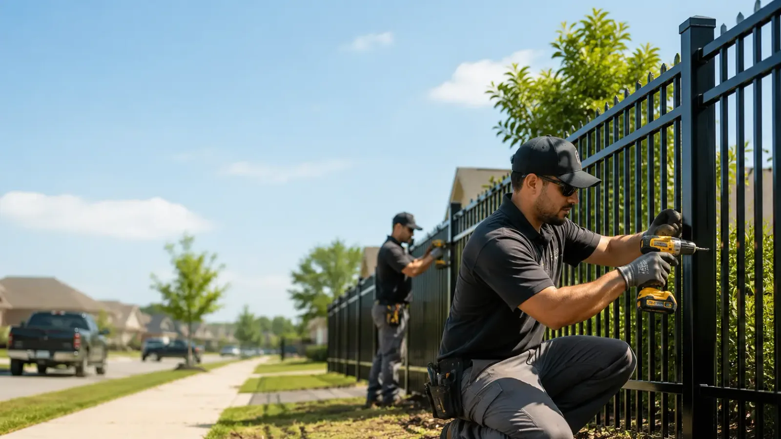 Metal Fence Installation in Fredericksburg, TX